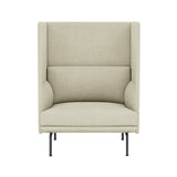 Outline Highback 1-Seater Sofa: Large + Small - 15.7