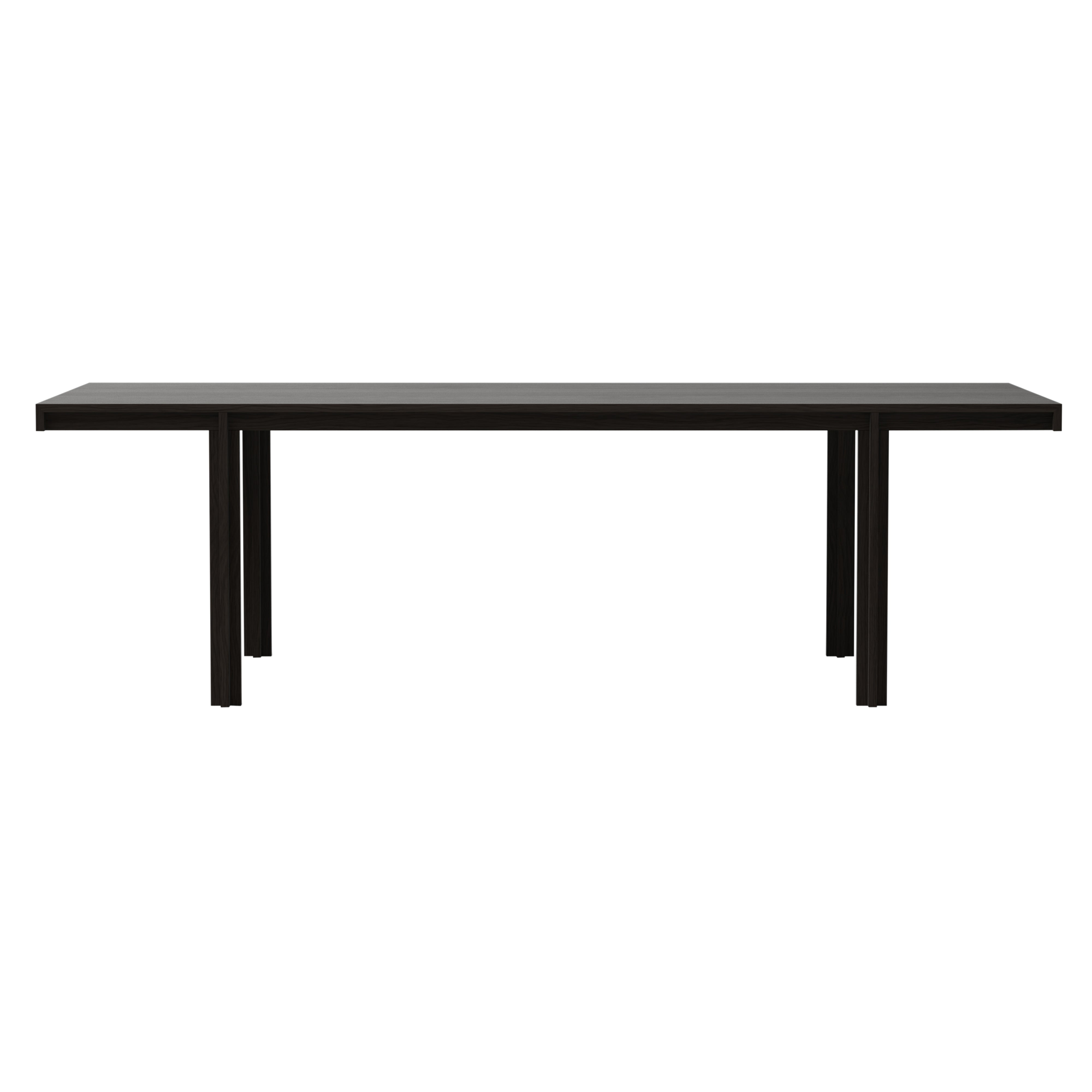 Principal Dining Table: Large - 110" + Smoked Stained Oak