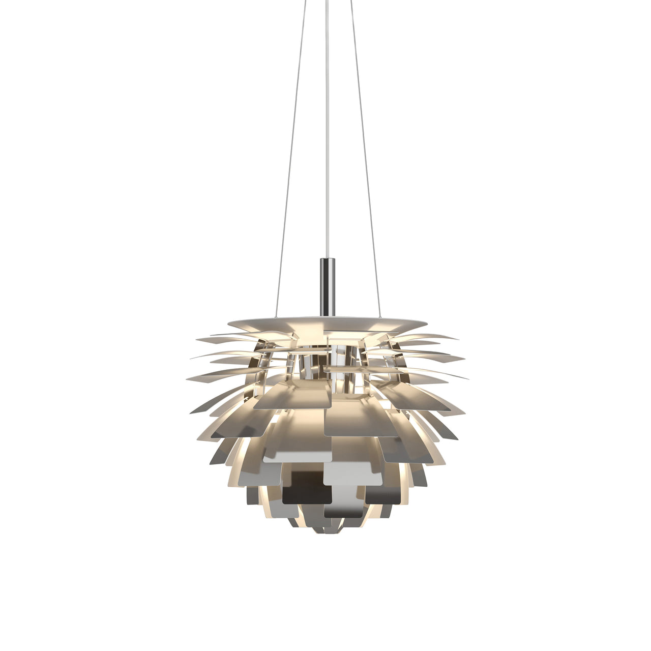 PH Artichoke Pendant: Small + Stainless Steel