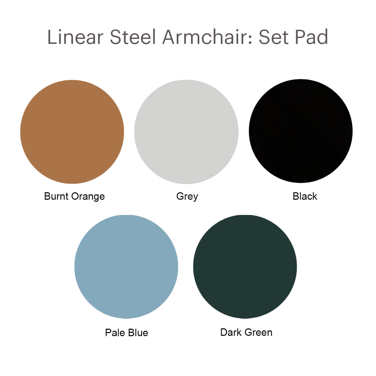 Linear Steel Armchair: Stacking - Quick Ship