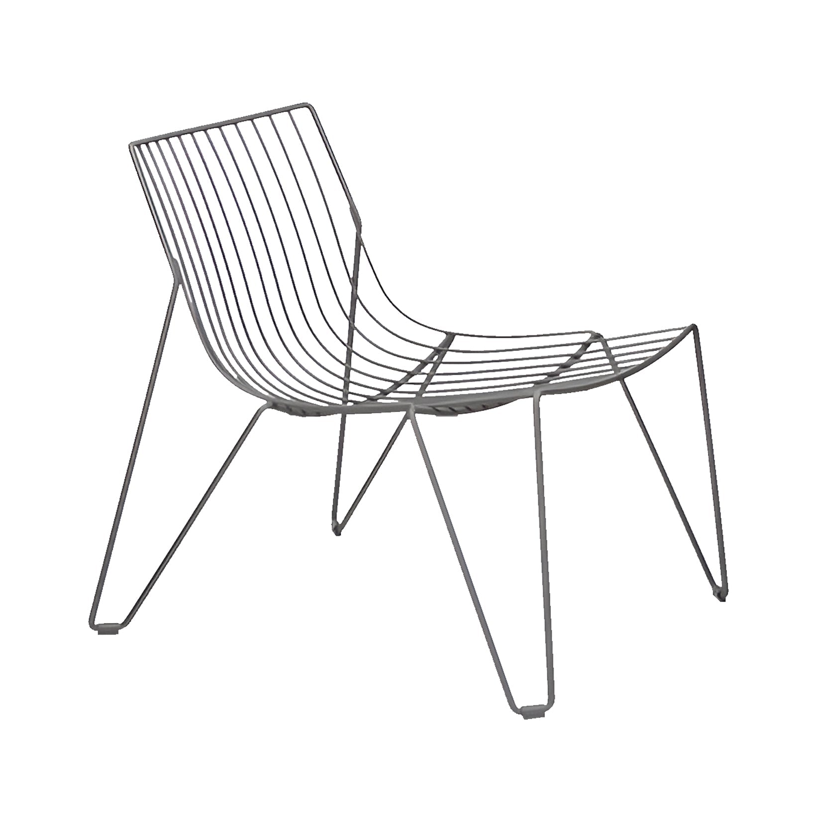 Tio Easy Chair: Stone Grey