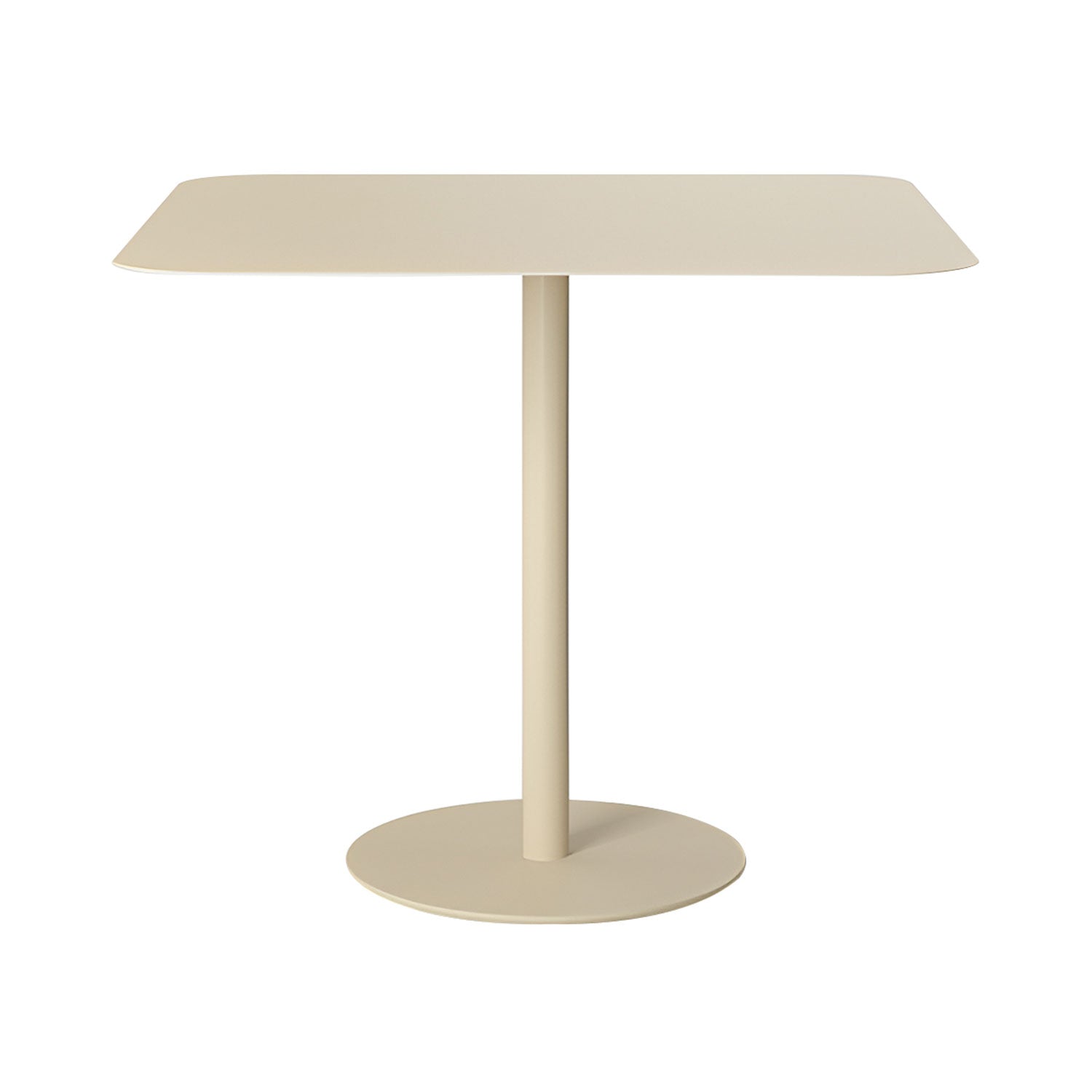 Odette Dining Table: Ivory Metal