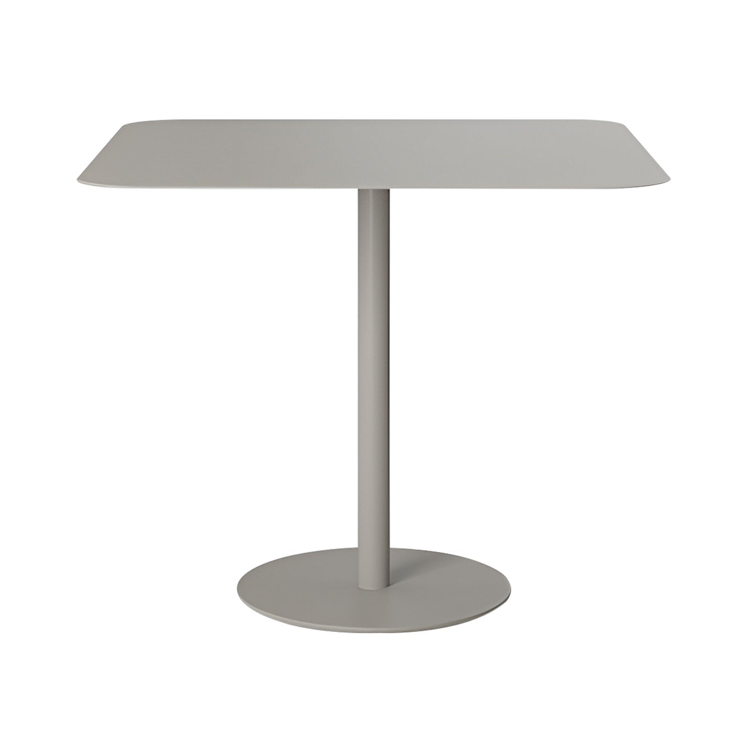 Odette Dining Table: Stone Grey Metal