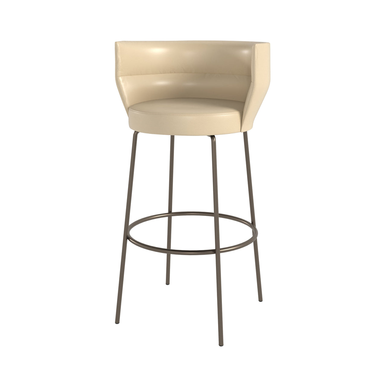 Sena Bar + Counter Stool: Bar + Bronze +
