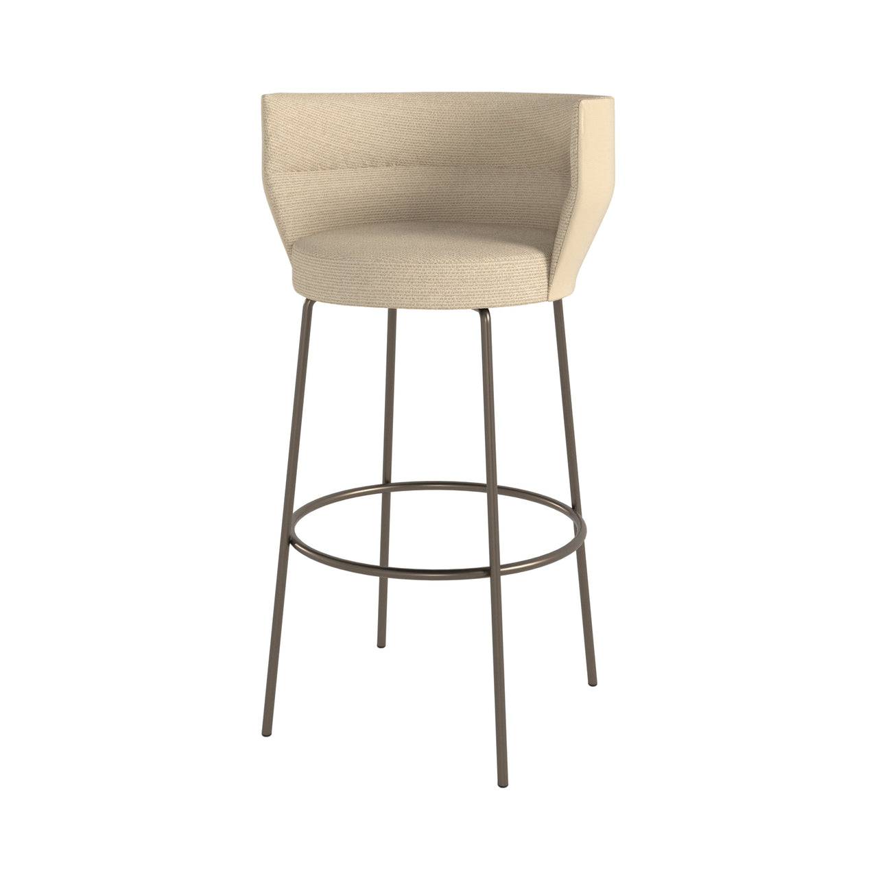 Sena Bar + Counter Stool: Bar + Bronze +