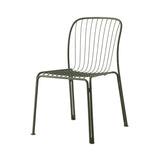 Thorvald SC94 Stacking Outdoor Side Chair: Set of 2 + Bronze Green