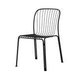 Thorvald SC94 Stacking Outdoor Side Chair: Set of 2 + Warm Black