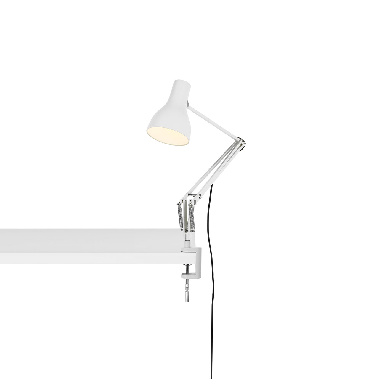 Type 75 Desk Clamp Lamp: Alpine White