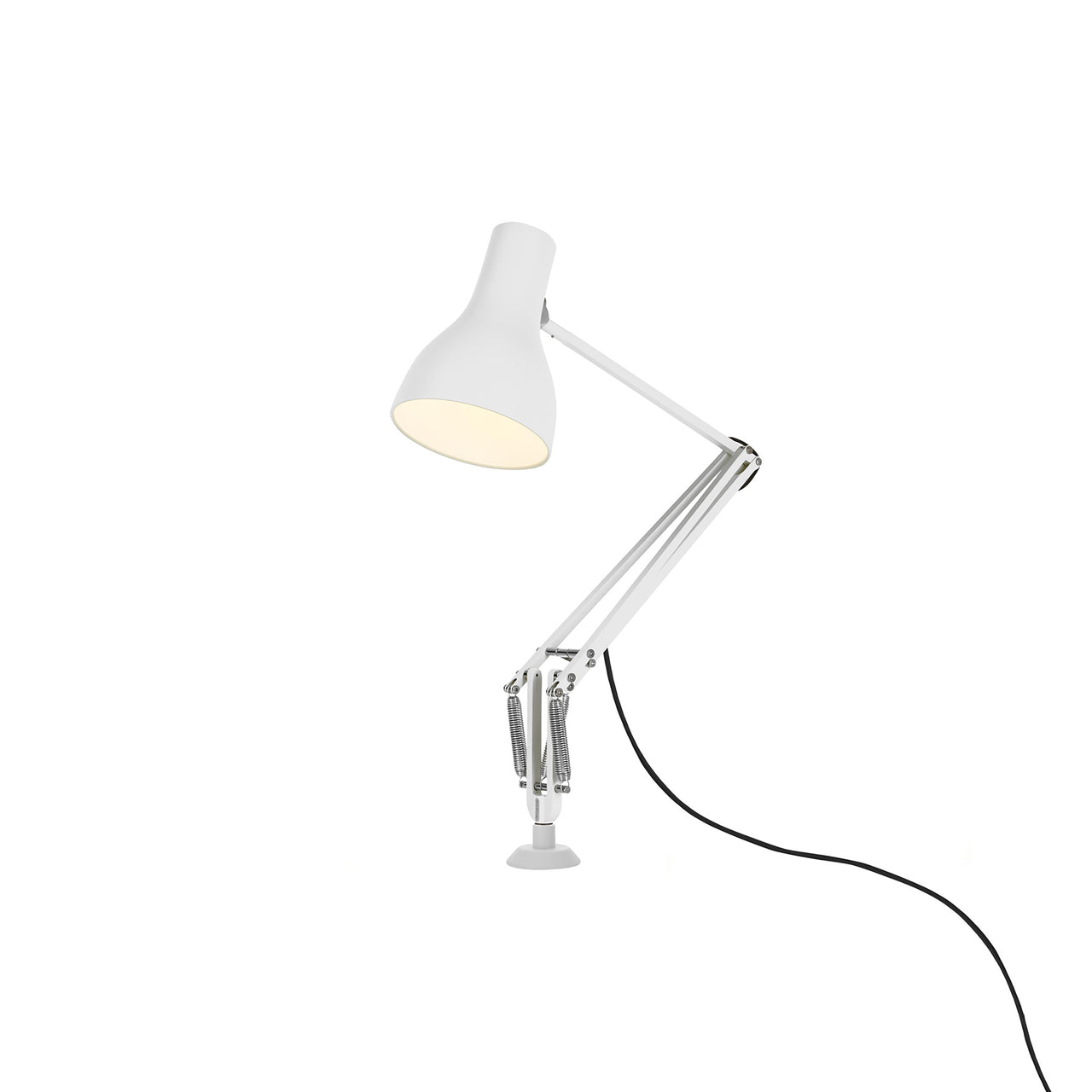 Type 75 Desk Insert Lamp: Alpine White
