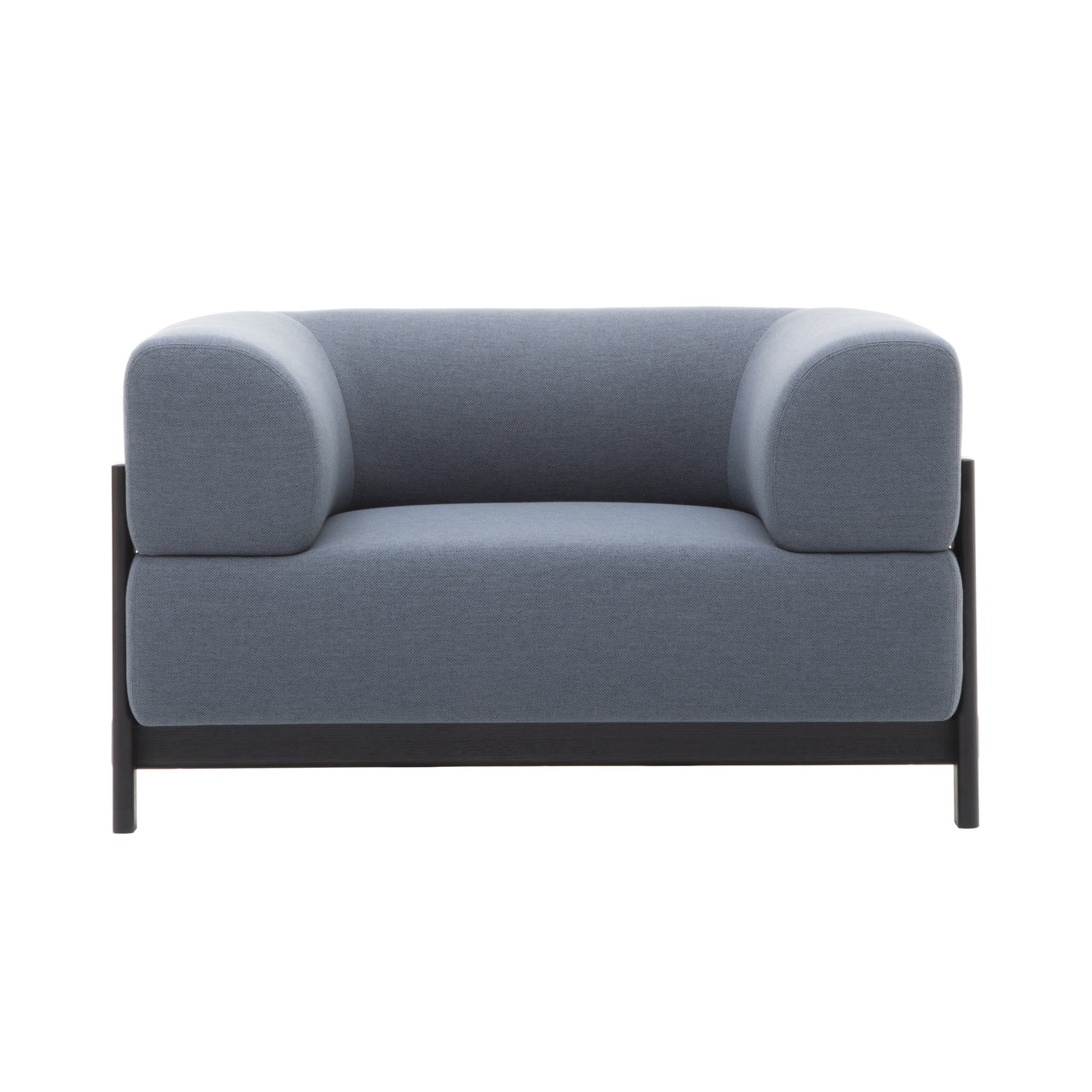 Elephant 1 Seater Sofa: Black