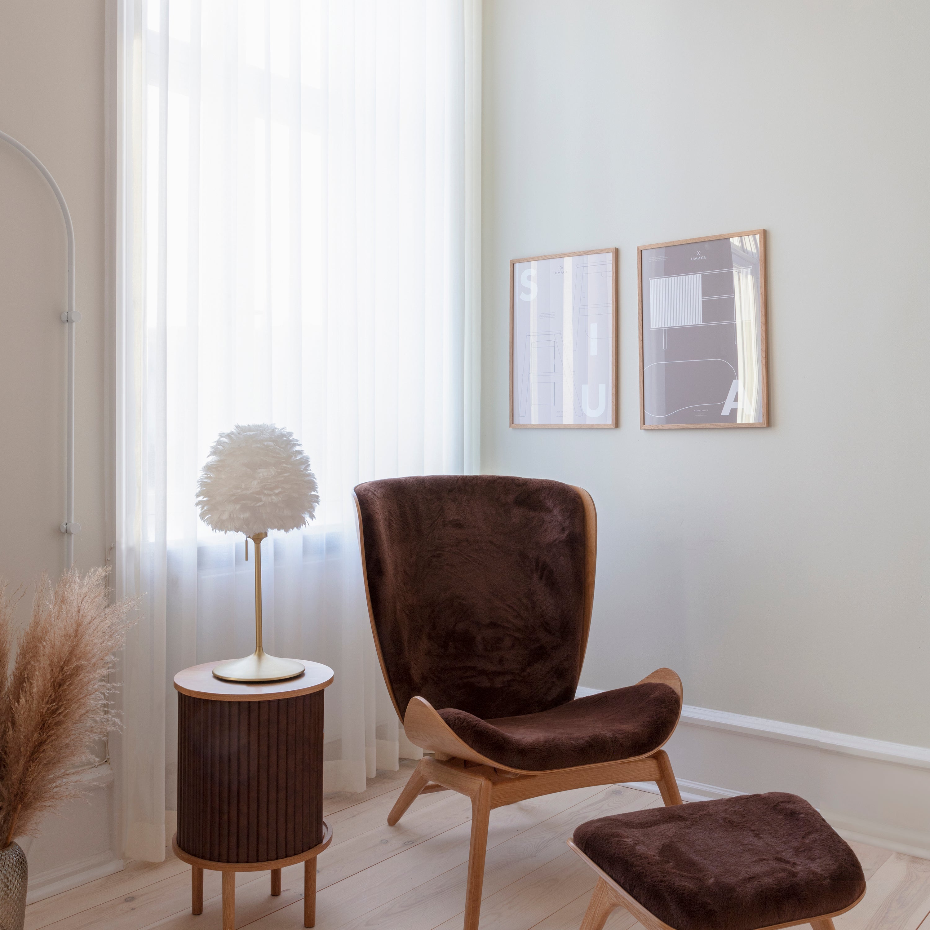 Eos Evia Champagne Table Lamp: Quick Ship