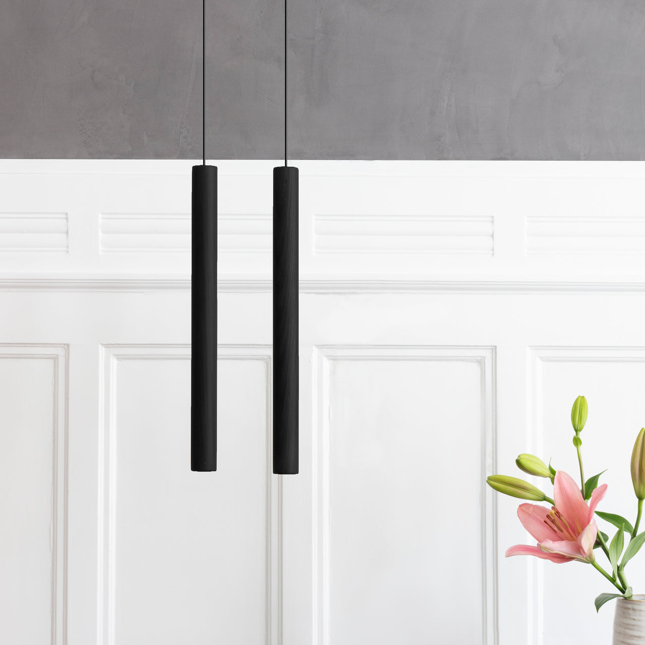 Chimes Tall Pendant Lamp: Quick Ship