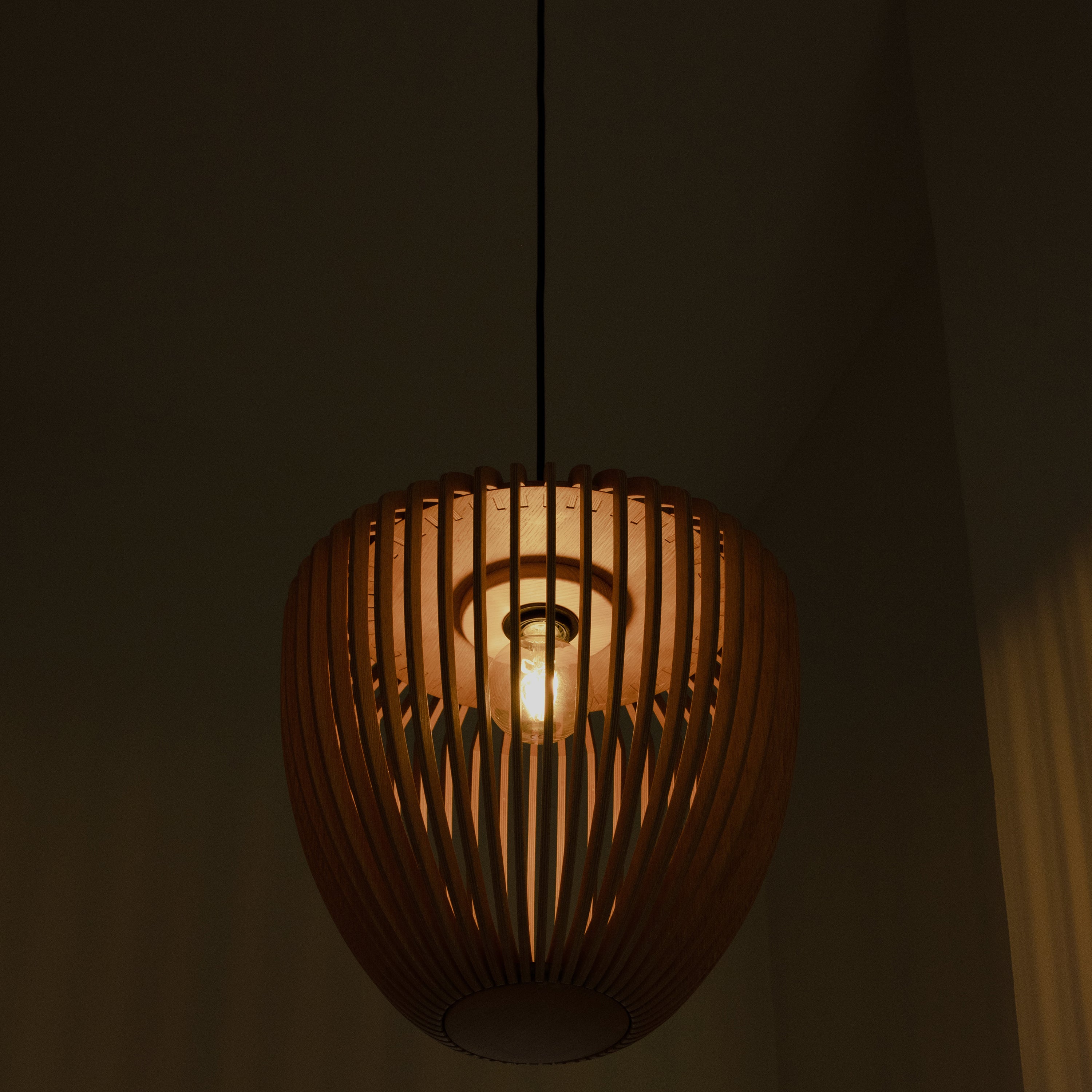 Clava Wood Pendant: Quick Ship