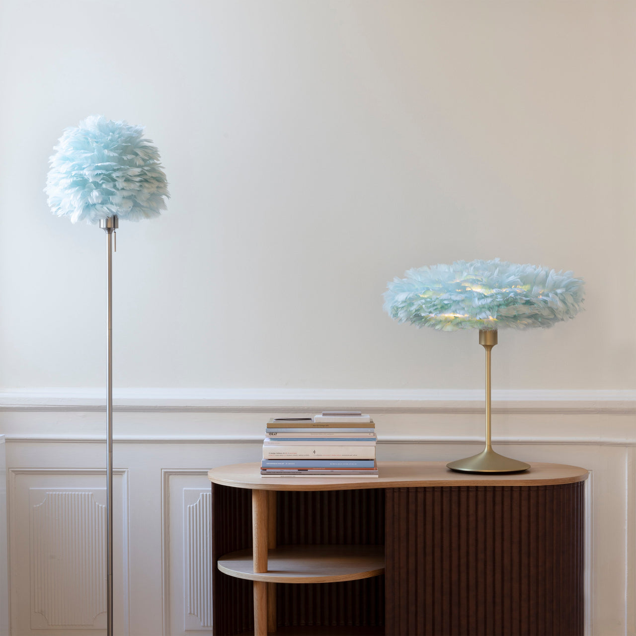 Eos Esther Champagne Table Lamp: Quick Ship