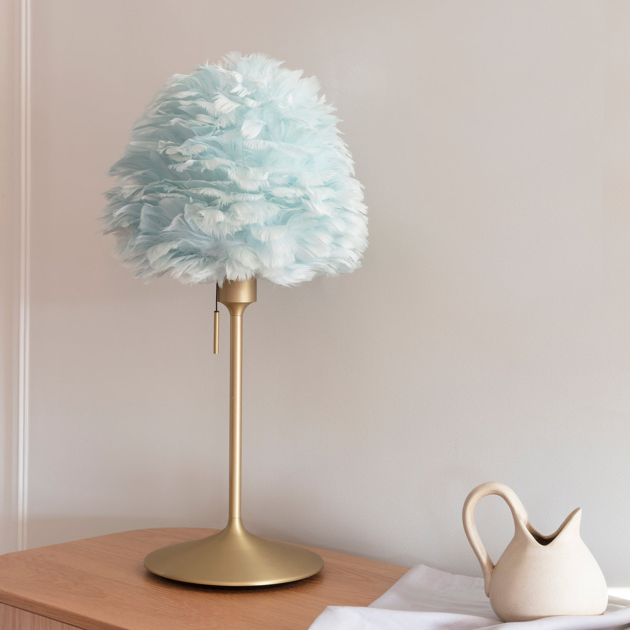 Eos Evia Champagne Table Lamp
