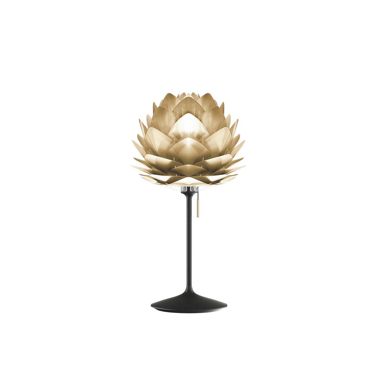 Silvia Champagne Table Lamp: Mini - 13.4