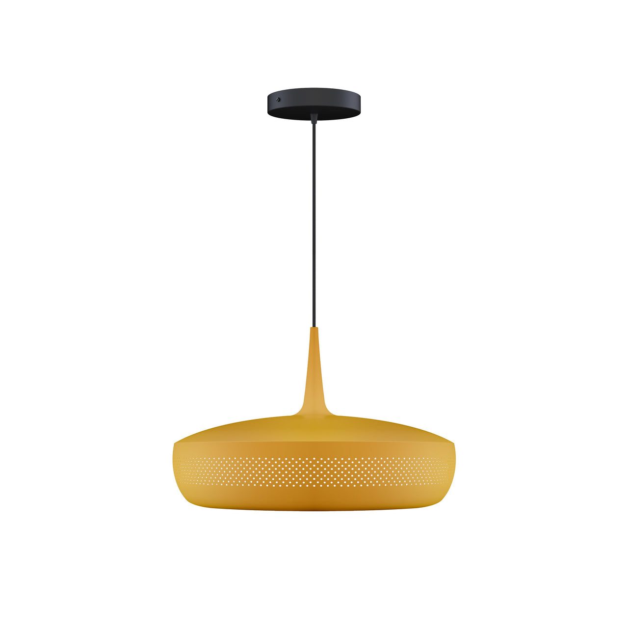 Clava Dine Pendant: Ochre + Black + Canopy