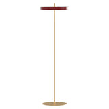 Asteria Floor Lamp: Ruby Red