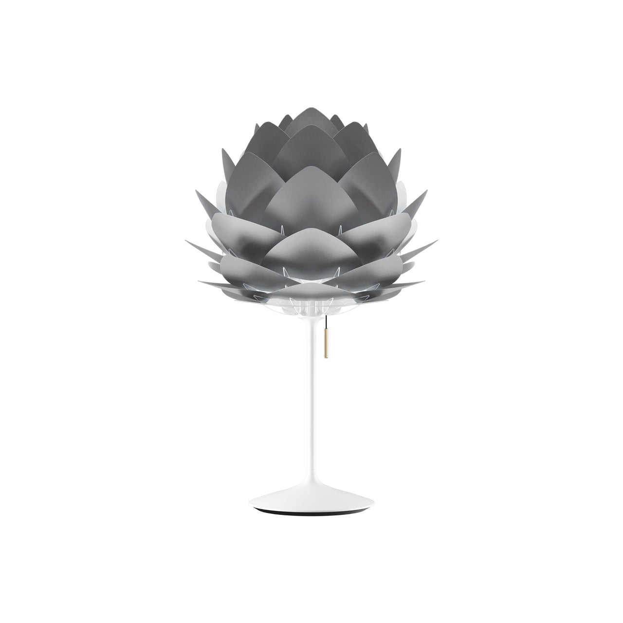 Silvia Champagne Table Lamp: Medium - 17.7