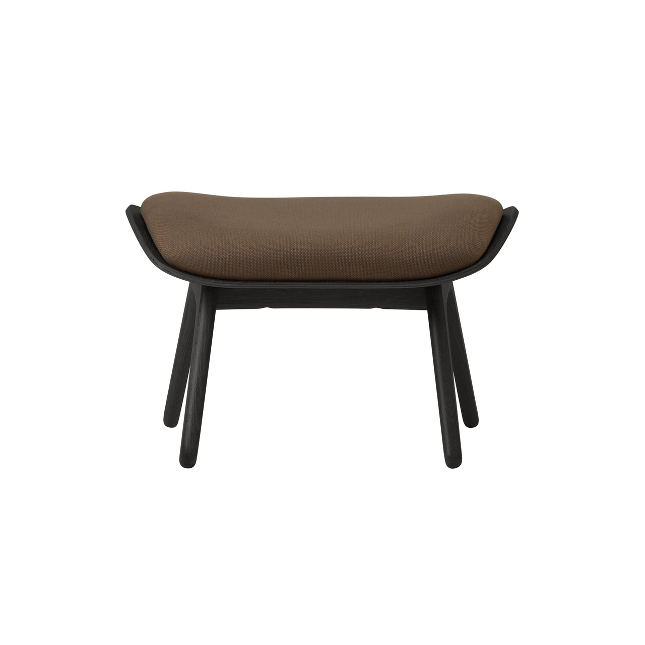 The Reader Ottoman: Black Oak + Mocca