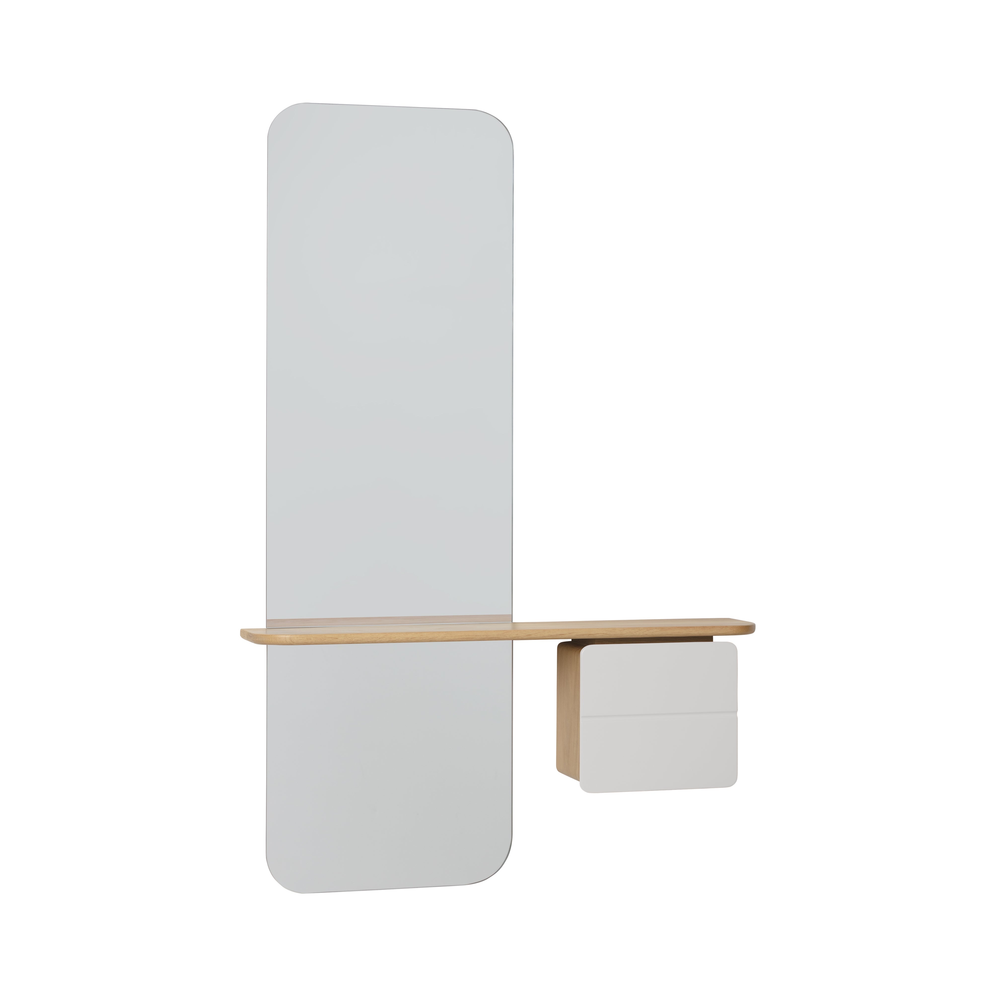 One More Look Mirror: Oak + Nuance Mist