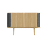 Treasures Cabinet: 2 + Oak + Shadow Grey