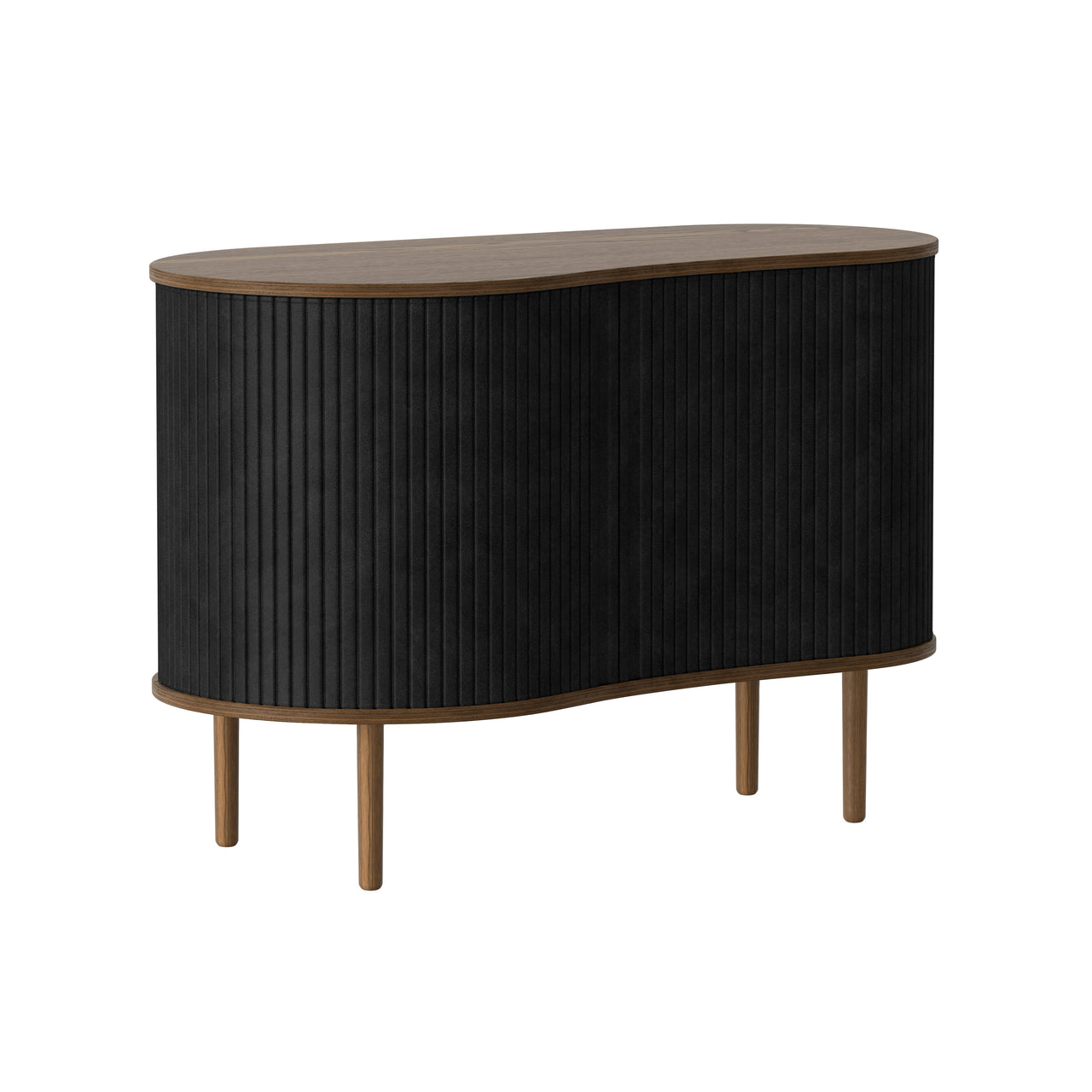 Audacious Cabinet: Dark Oak + Charcoal