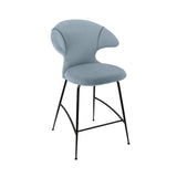 Time Flies Counter Stool: Black + Bright Skies