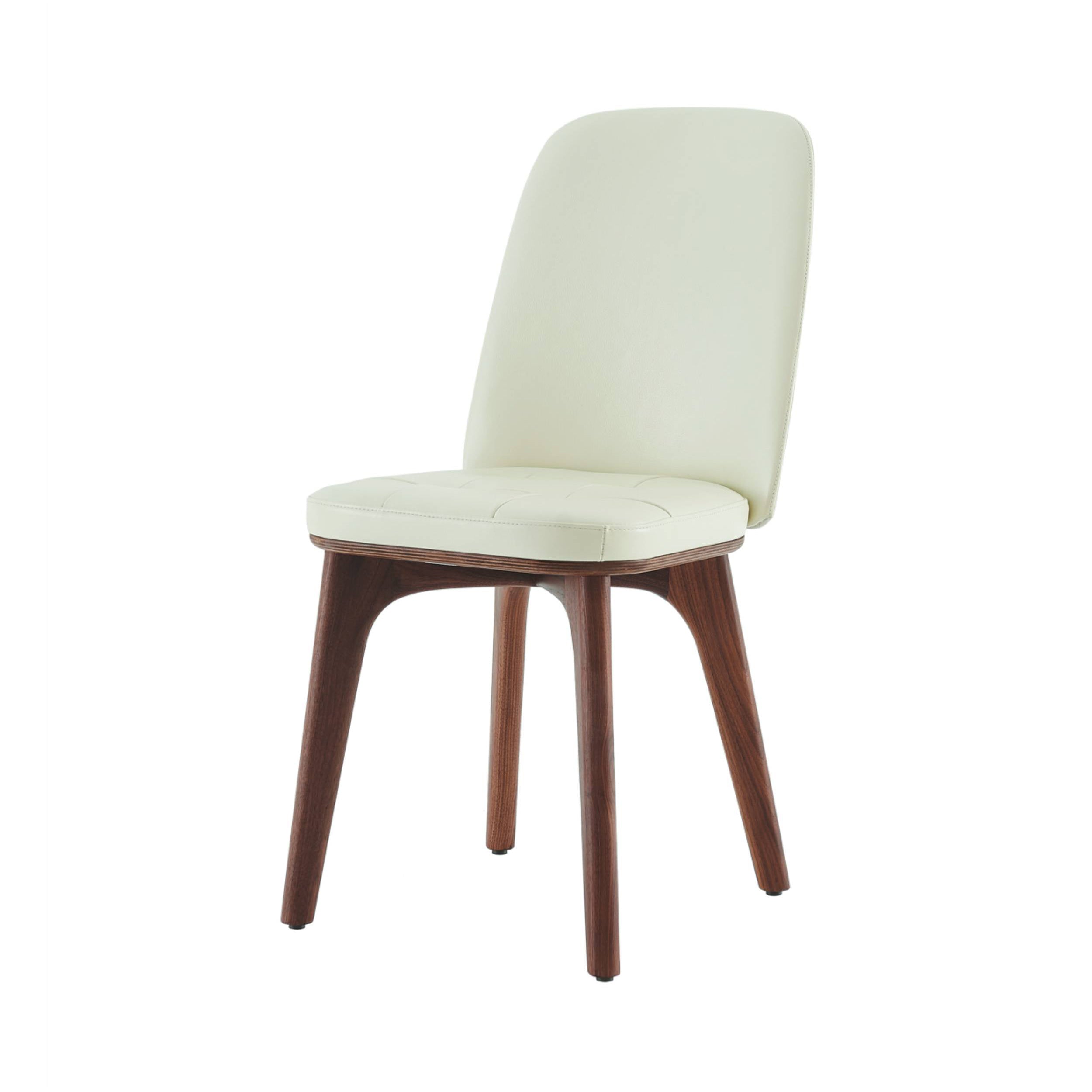 Utility Highback Chair: Natural Walnut