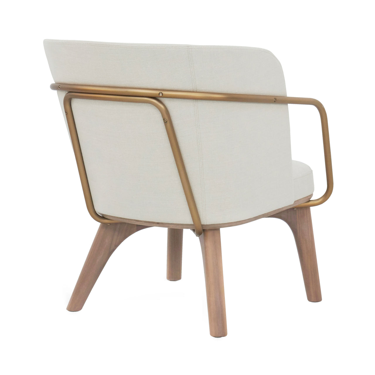Utility Lounge Chair: Full Back + Soaped Walnut