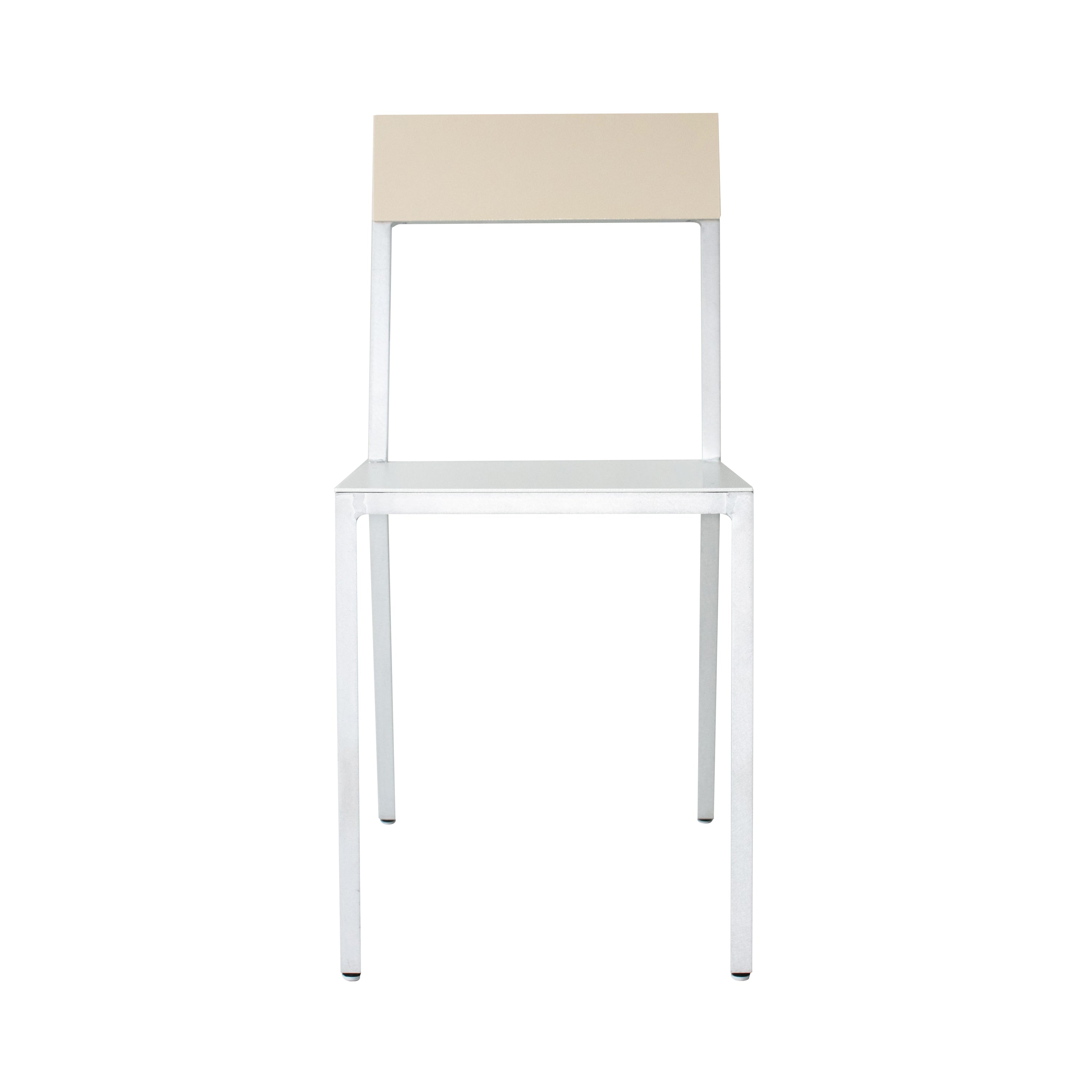 Alu Chair: White + Ivory + Aluminum