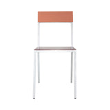 Alu Chair: Burgundy + Pink + Aluminum