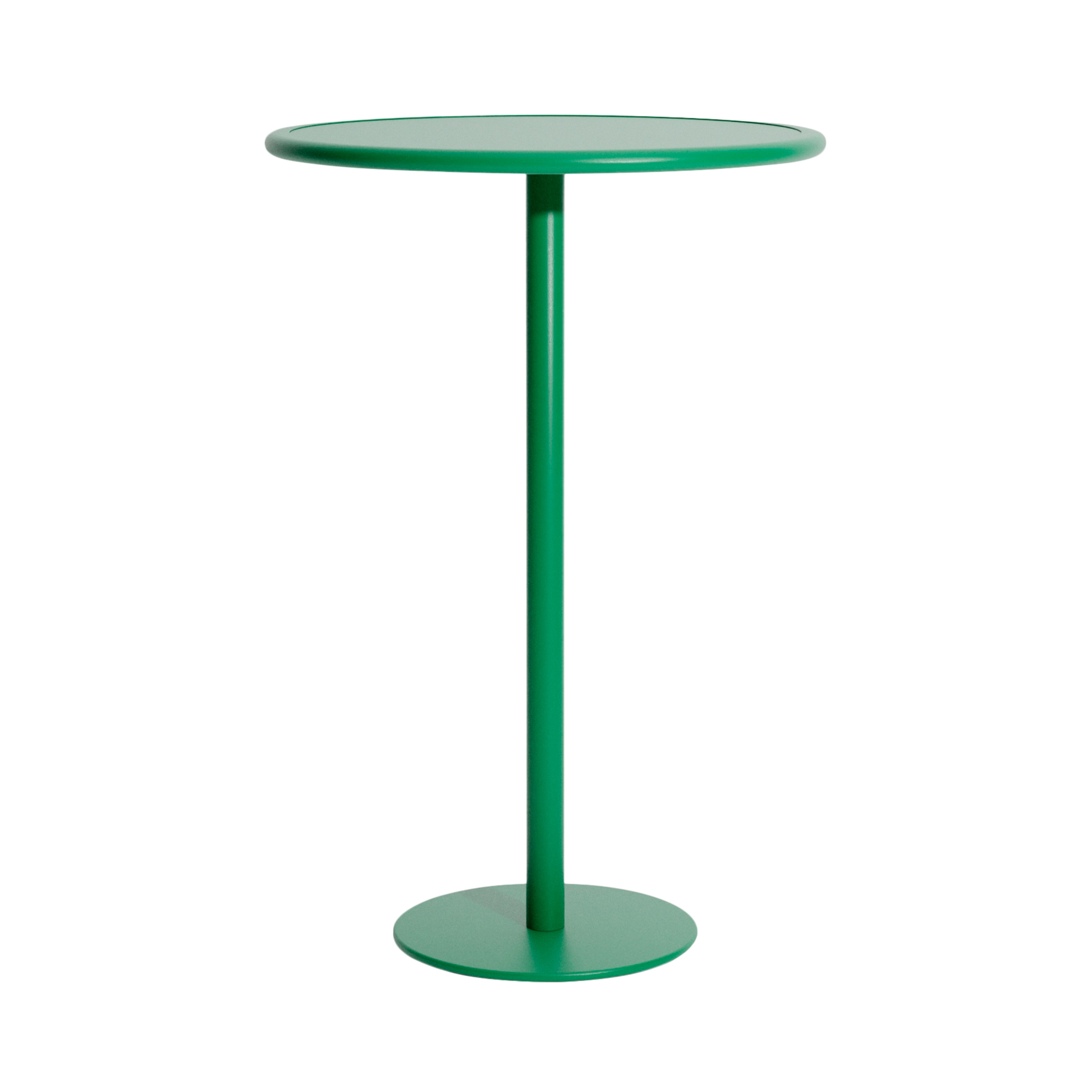 Week-End Bistro High Table: Round + Mint Green