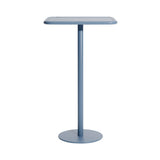 Week-End Bistro High Table: Square + Pigeon Blue