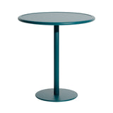 Week-End Bistro Table: Round + Ocean Blue