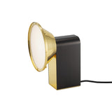 Wonder Table Lamp: Polished Brass + Satin Graphite