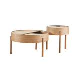 Arc Coffee Table: Oiled Oak