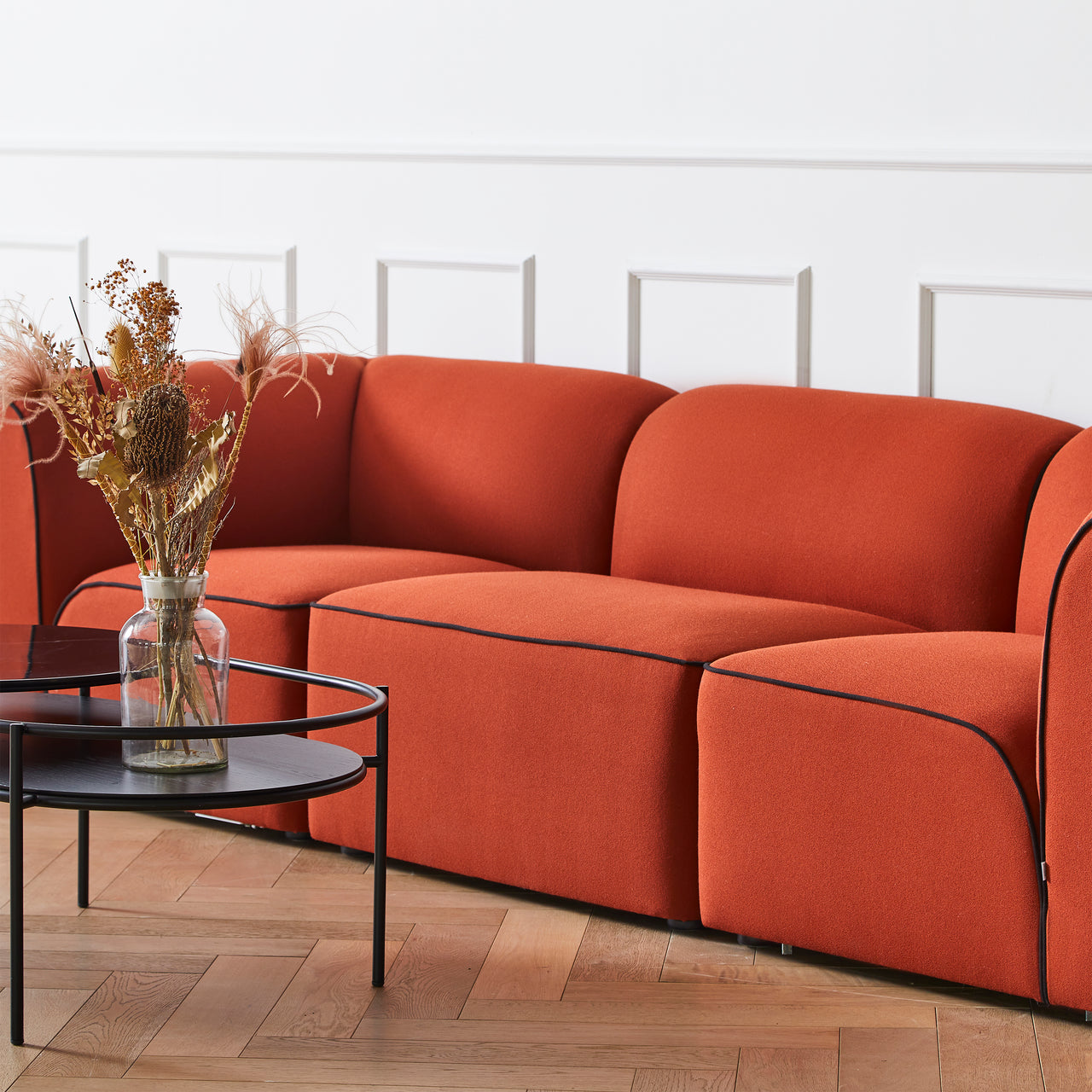 Flora Sofa: 3 Seater