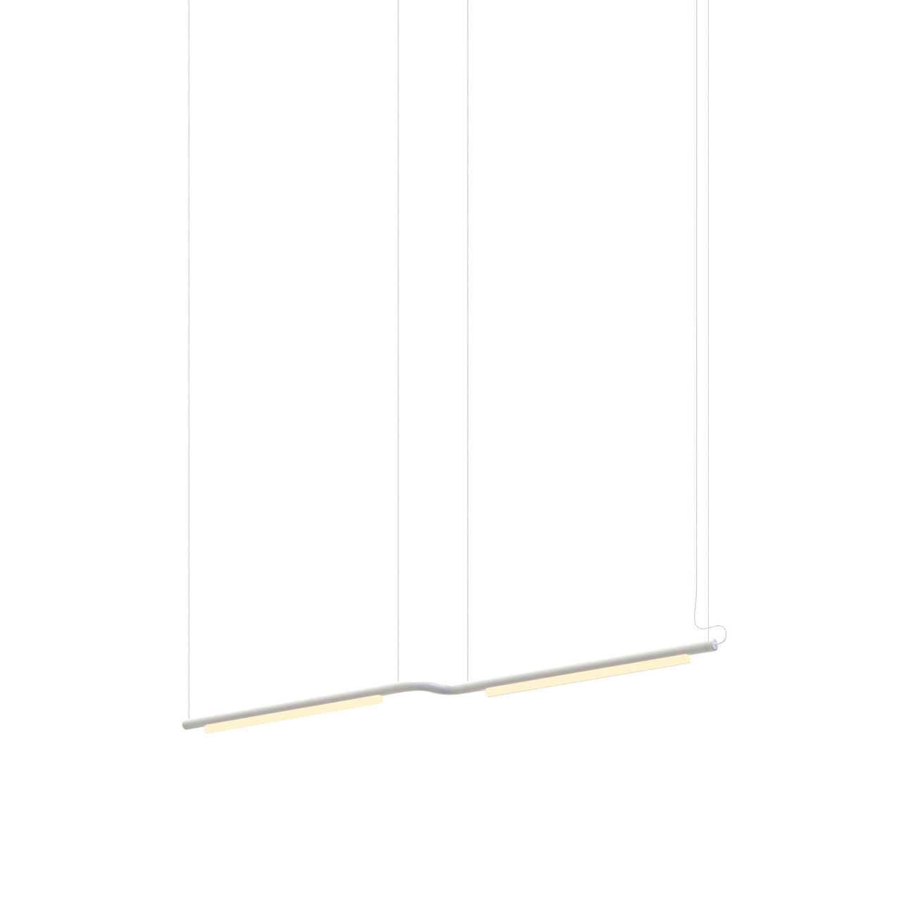 Pipeline CM3 Pendant Light: White