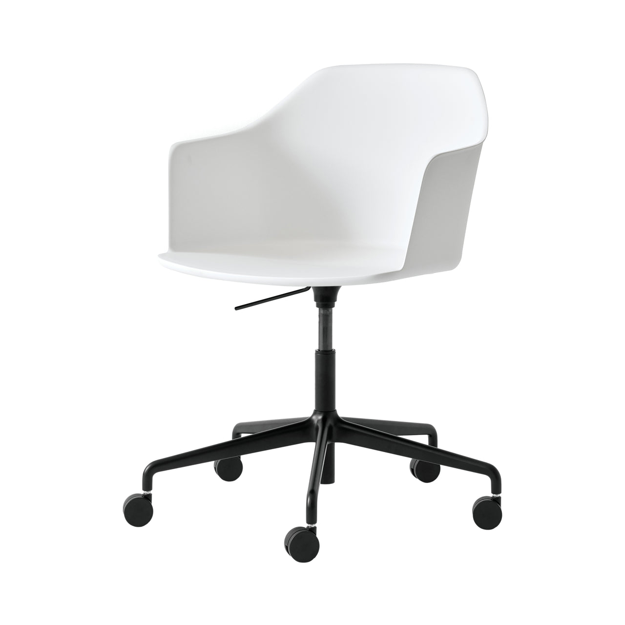 Rely Armchair HW53: White + Black