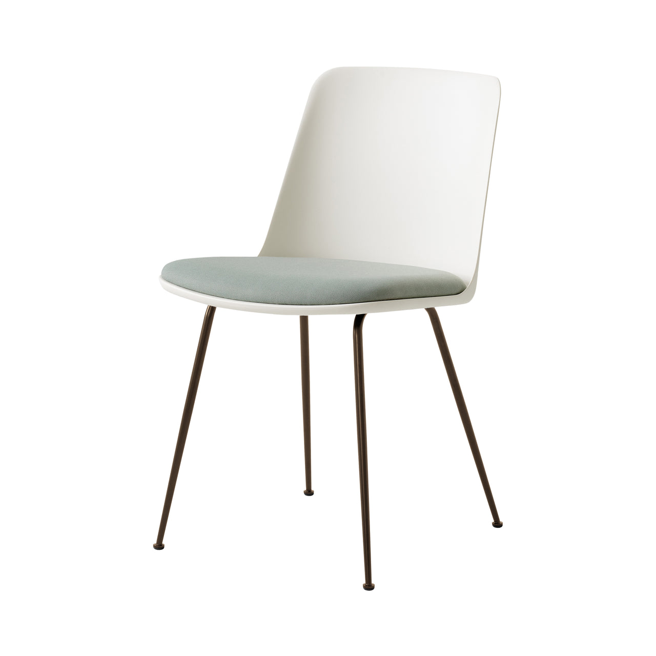 Rely Chair HW7: White + Bronzed