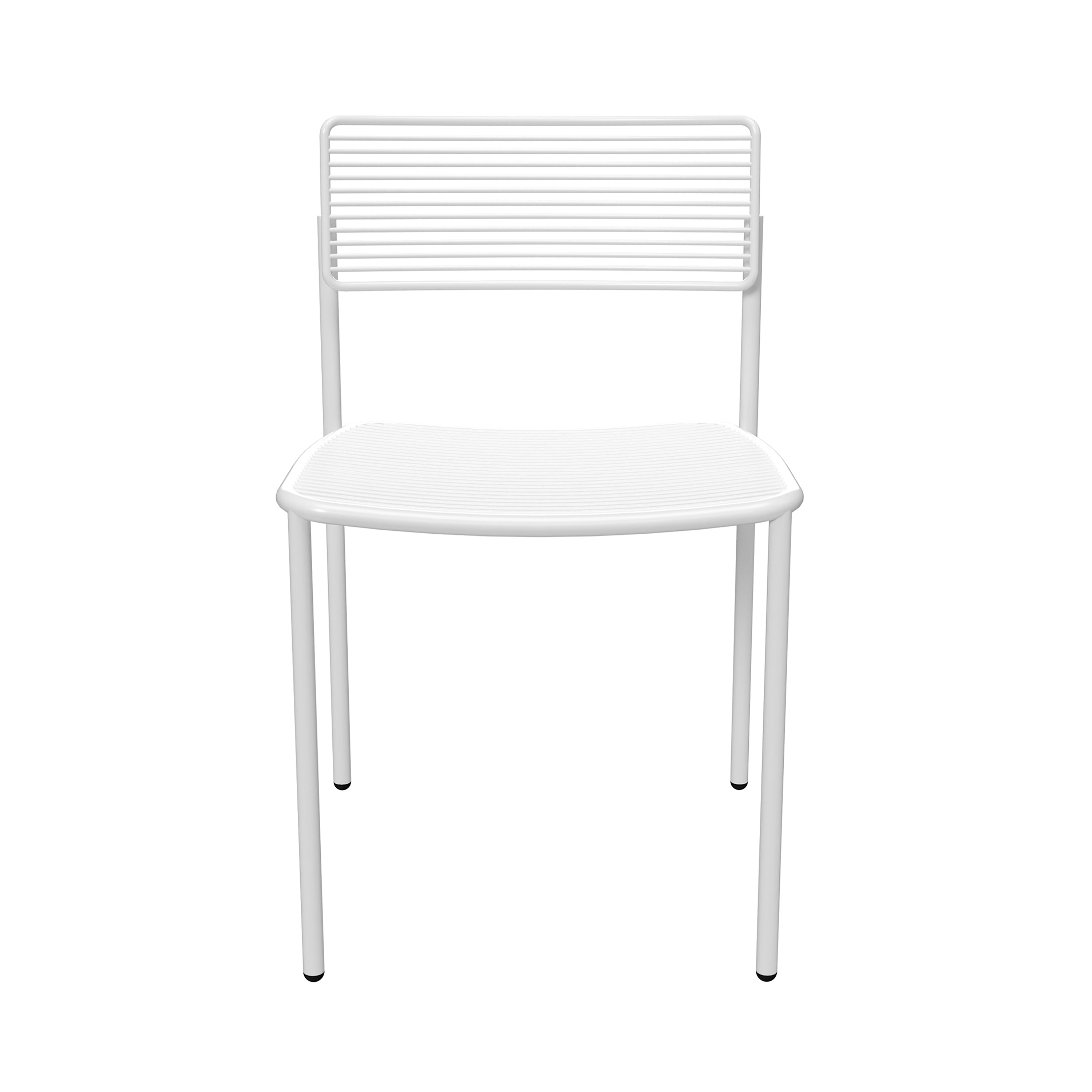 The Rachel Chair: White + Without Seat + Backrest Cushion