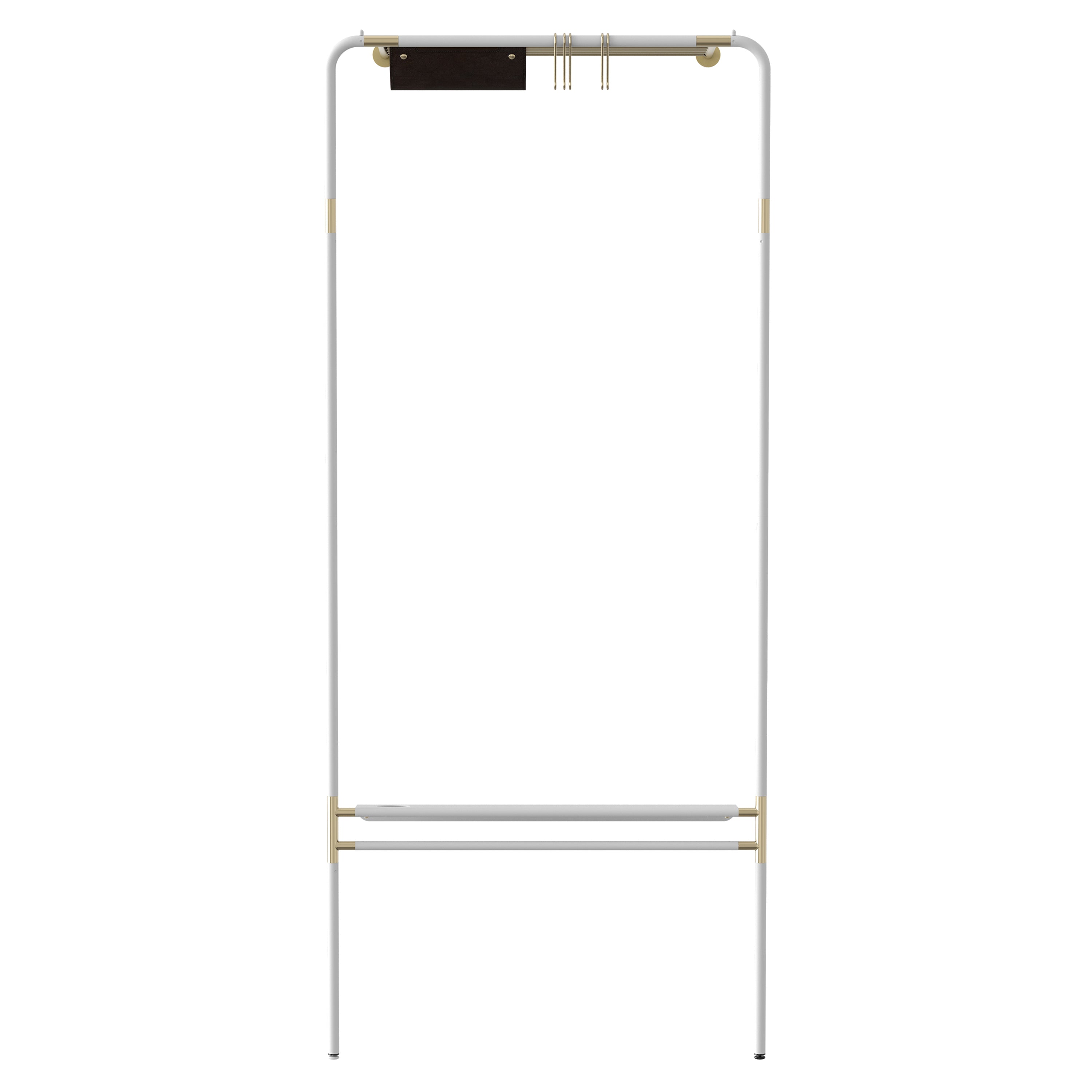 Lean On Me Clothes Rack: White