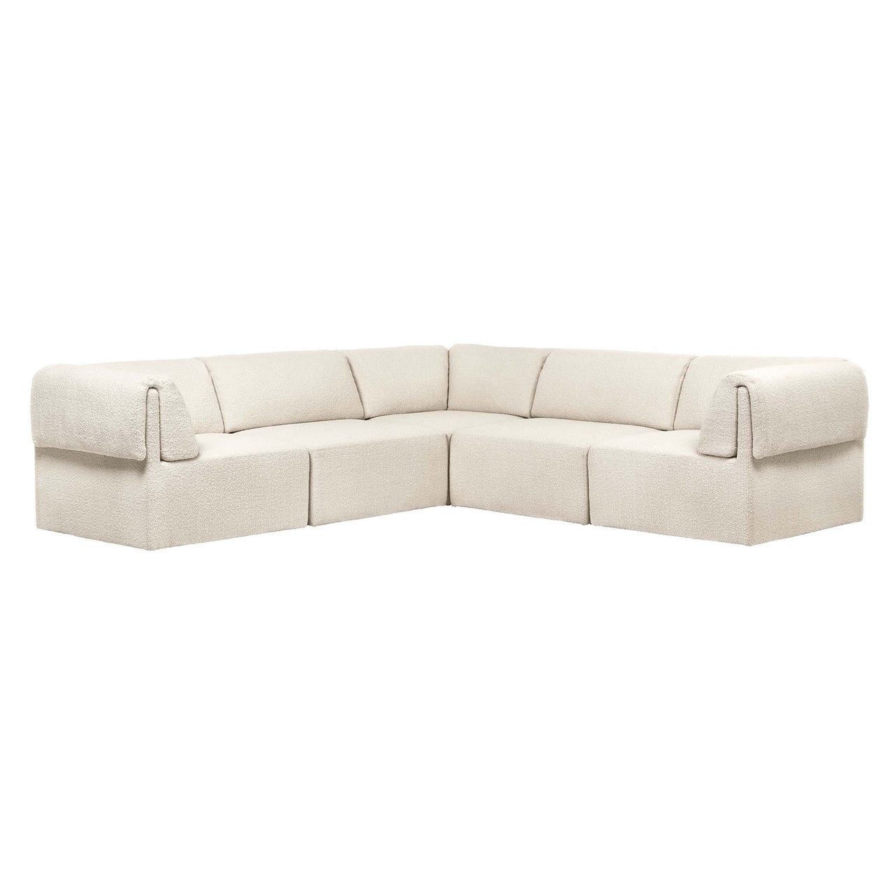Wonder Corner Sofa: 2 x 3 Seater + Fixed Cover
