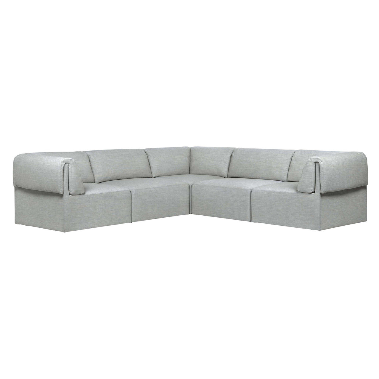 Wonder Corner Sofa: 2 x 3 Seater + Fixed Cover