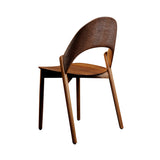 Sana Chair: Oiled Walnut + Woven + Without Cushion
