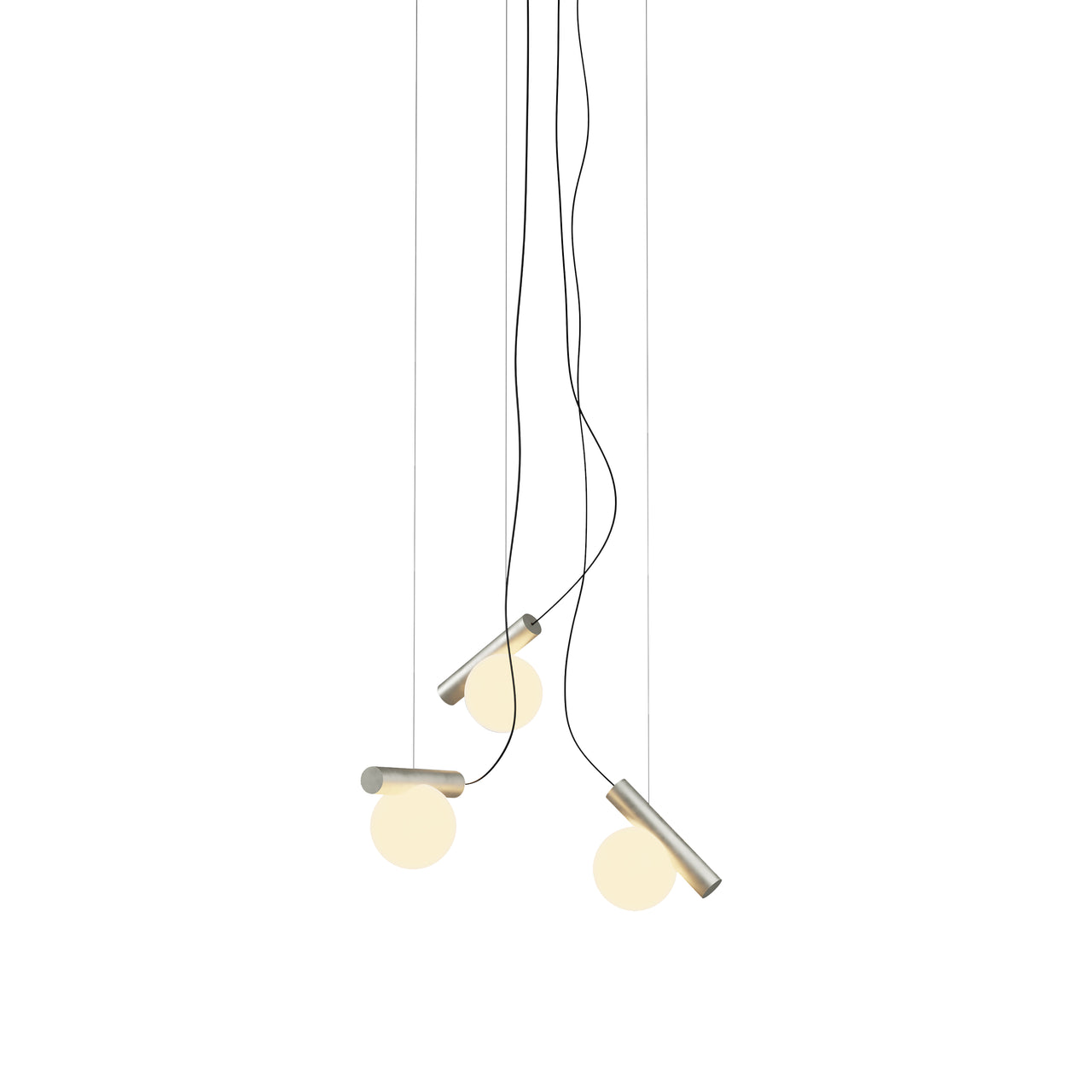 Node. 03 Chandelier: Brushed Nickel