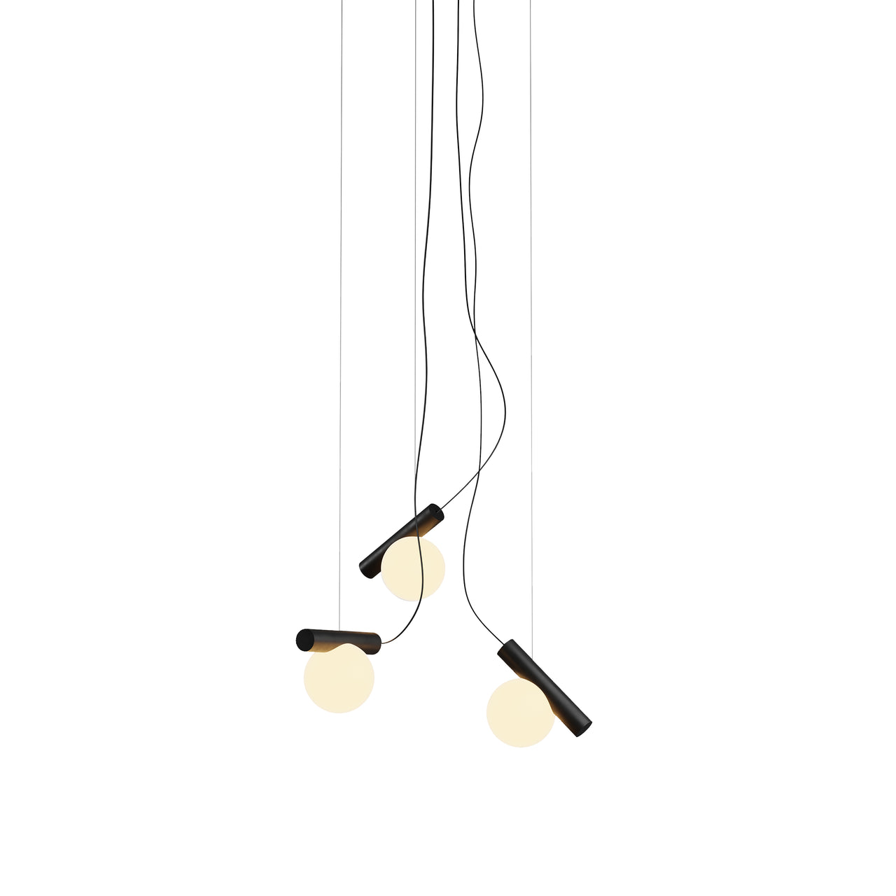 Node. 03 Chandelier: Matte Black