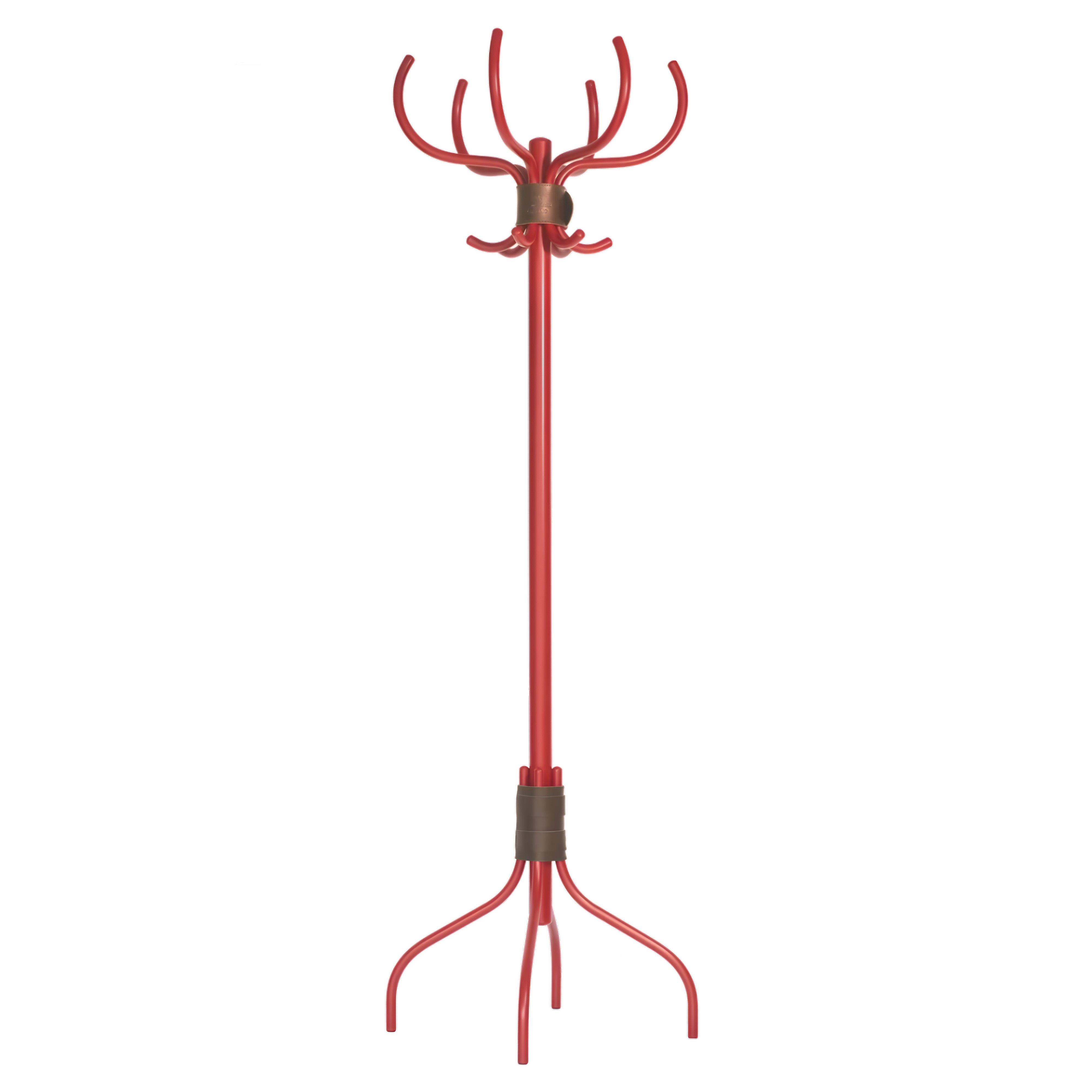 Babe Clothes Hanger: Red + Brown