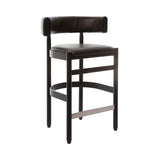 Botero Barstool: Black + Tarnsjo Leather Black